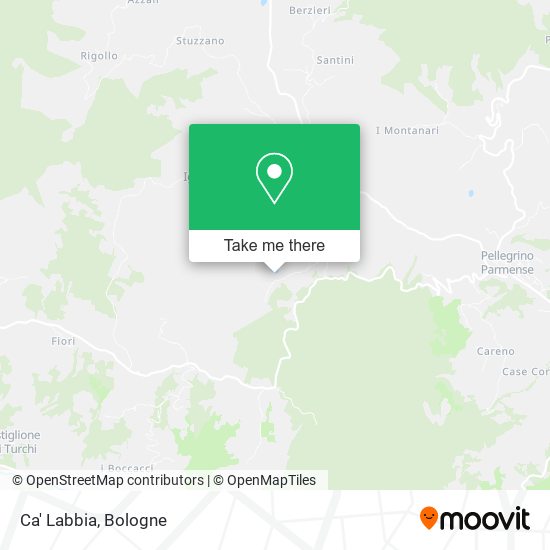 Ca' Labbia map