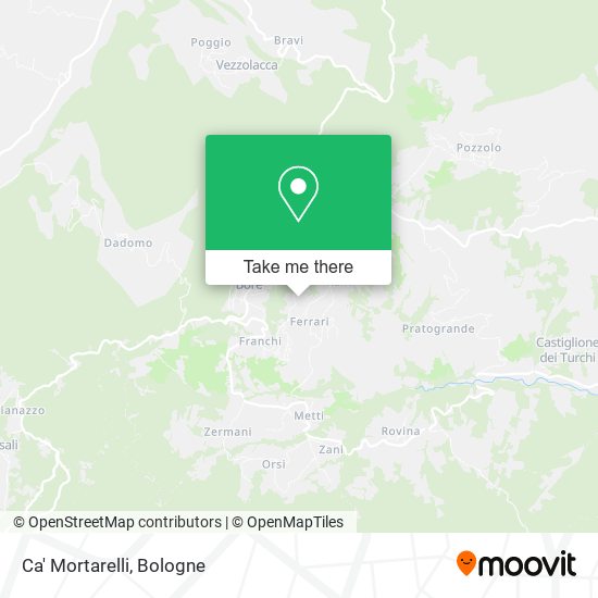 Ca' Mortarelli map