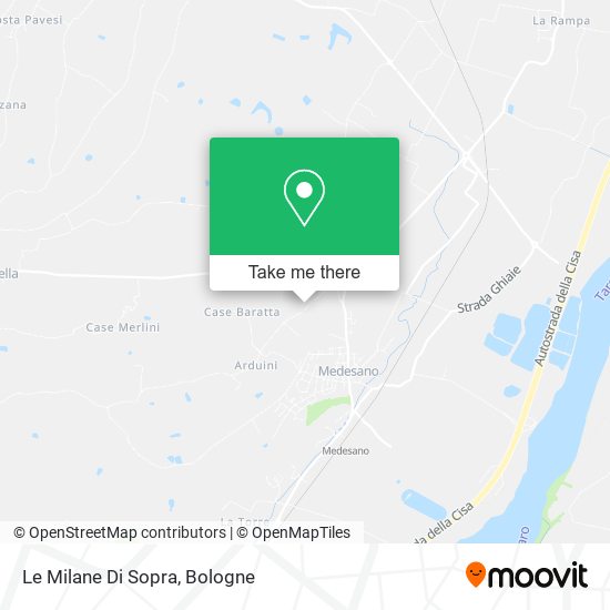 Le Milane Di Sopra map