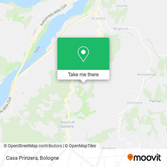 Casa Prinzera map