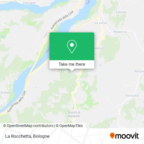 La Rocchetta map