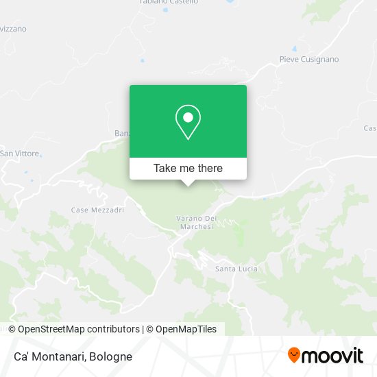Ca' Montanari map