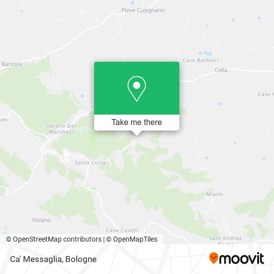 Ca' Messaglia map