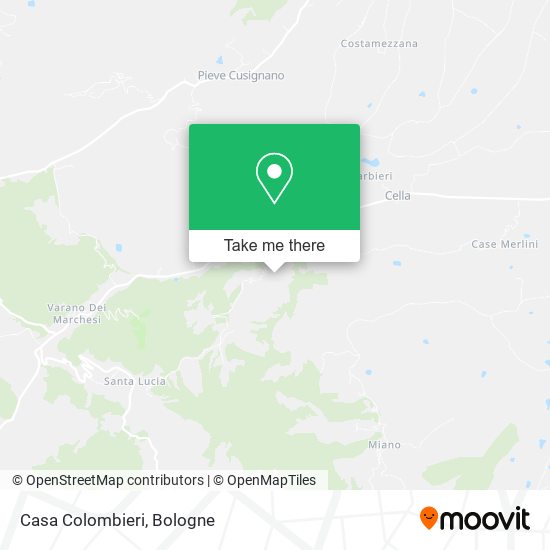 Casa Colombieri map
