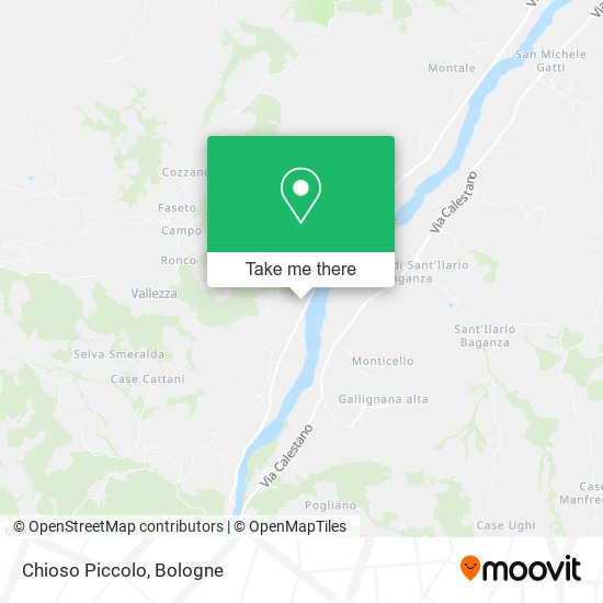 Chioso Piccolo map
