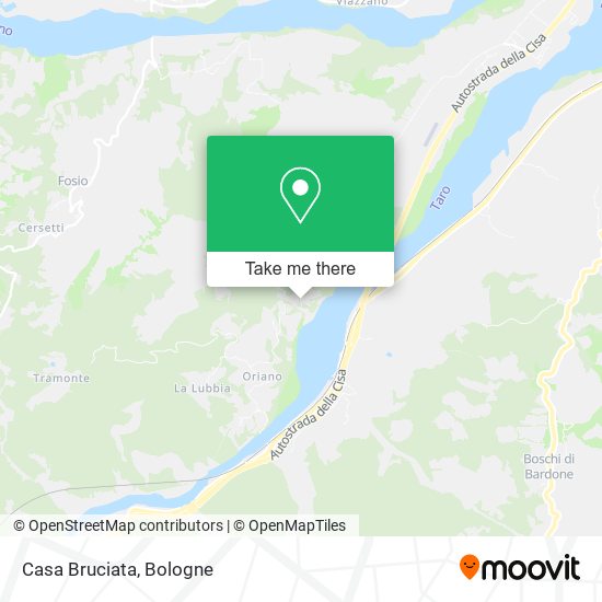 Casa Bruciata map