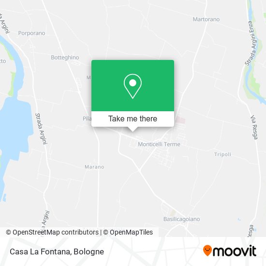 Casa La Fontana map