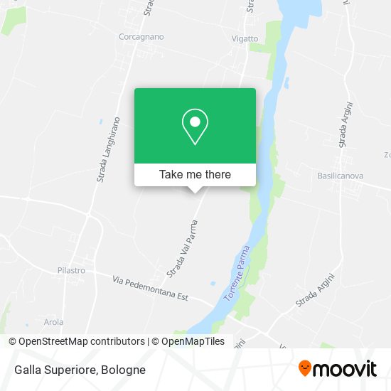 Galla Superiore map