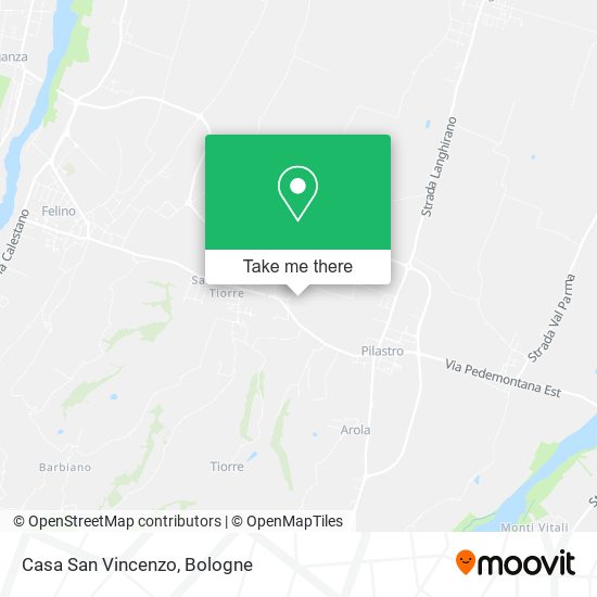 Casa San Vincenzo map