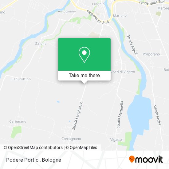 Podere Portici map