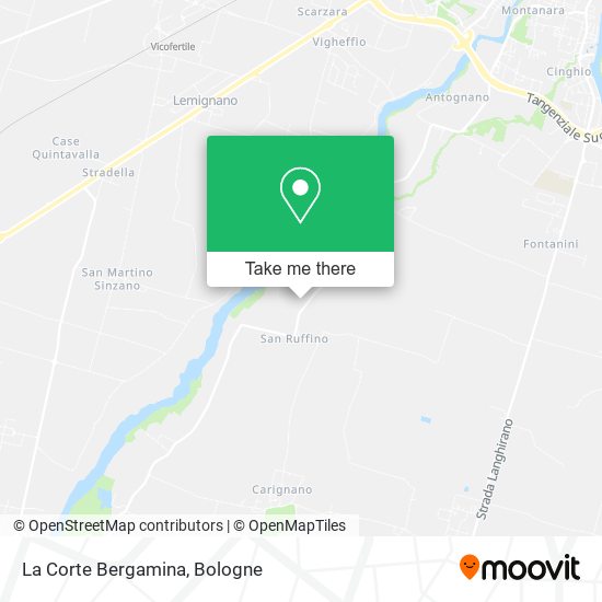 La Corte Bergamina map