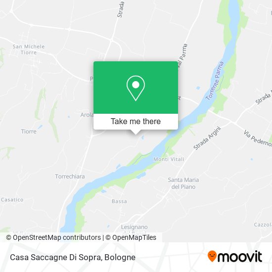 Casa Saccagne Di Sopra map