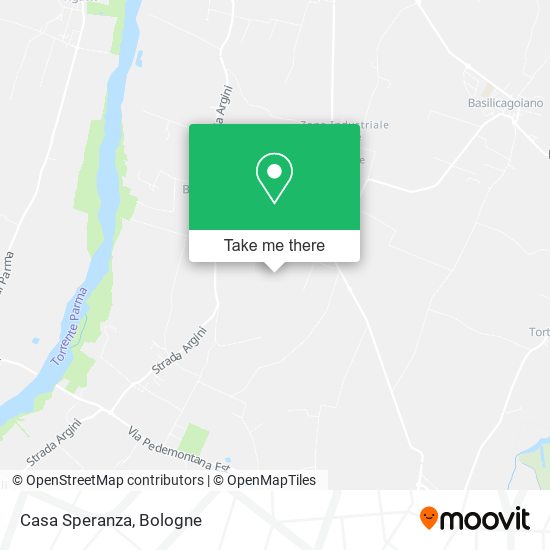 Casa Speranza map