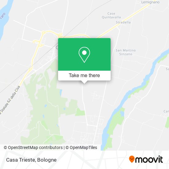 Casa Trieste map