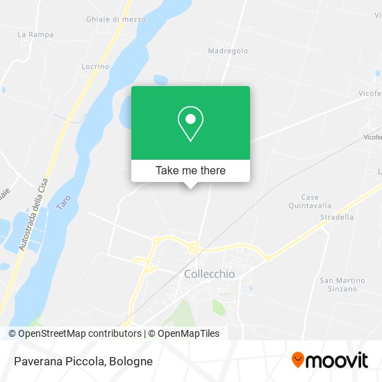 Paverana Piccola map