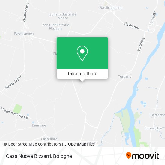 Casa Nuova Bizzarri map