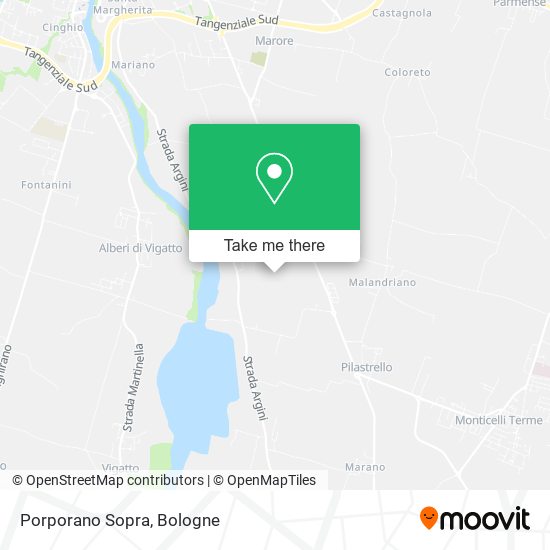 Porporano Sopra map