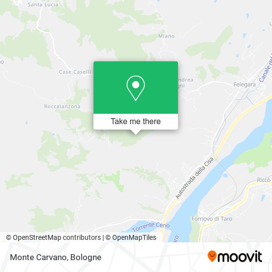 Monte Carvano map