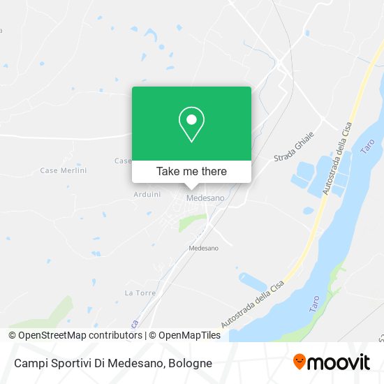 Campi Sportivi Di Medesano map