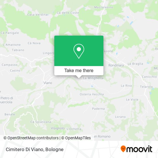 Cimitero Di Viano map