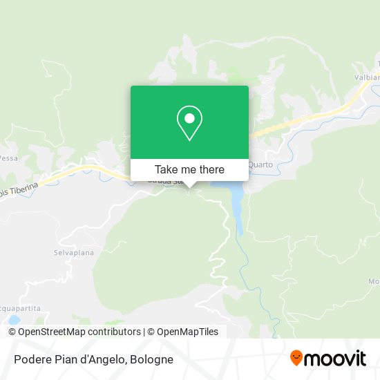 Podere Pian d'Angelo map