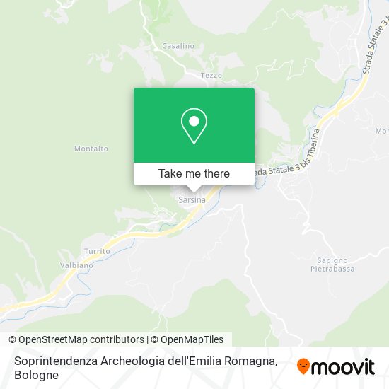 Soprintendenza Archeologia dell'Emilia Romagna map