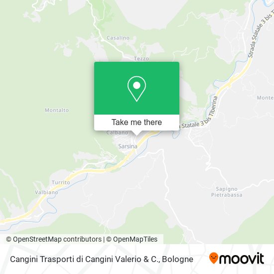 Cangini Trasporti di Cangini Valerio & C. map