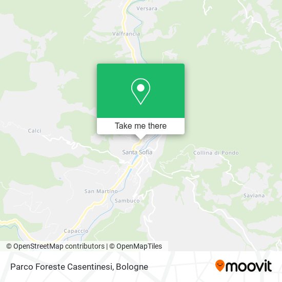 Parco Foreste Casentinesi map