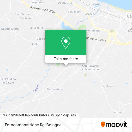Fotocomposizione Rg map