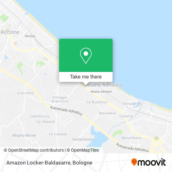 Amazon Locker-Baldasarre map