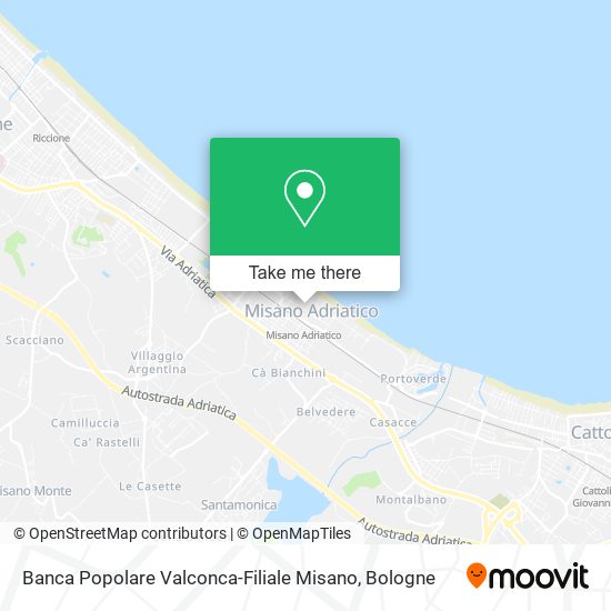 Banca Popolare Valconca-Filiale Misano map