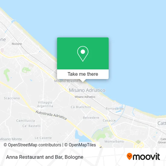 Anna Restaurant and Bar map
