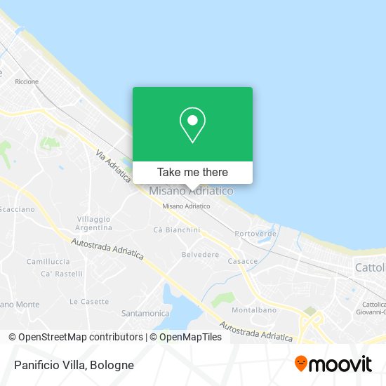 Panificio Villa map