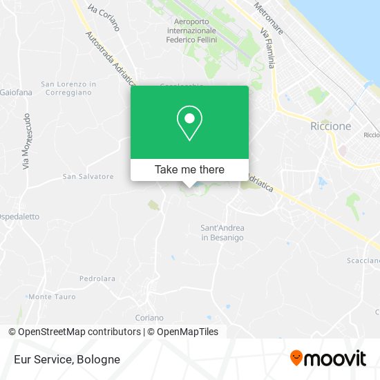 Eur Service map