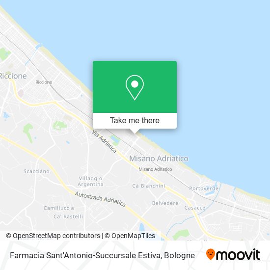 Farmacia Sant'Antonio-Succursale Estiva map