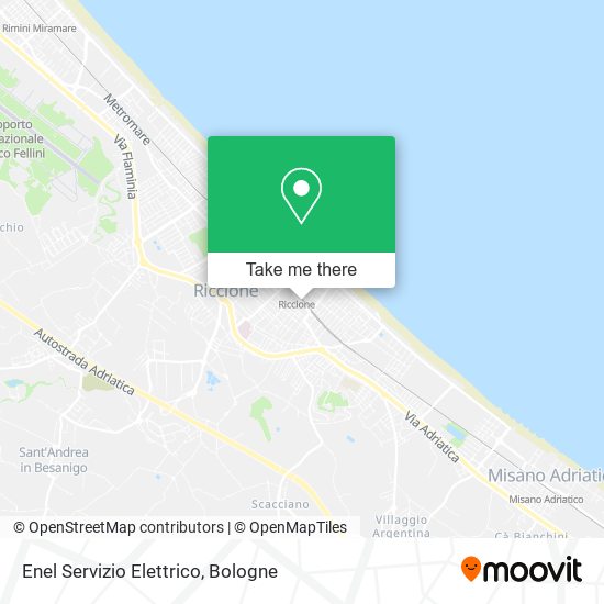 Enel Servizio Elettrico map