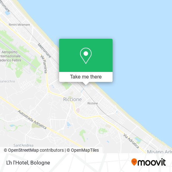 L'h l'Hotel map
