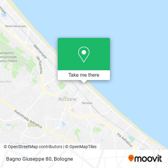 Bagno Giuseppe 80 map