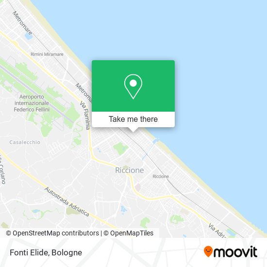 Fonti Elide map