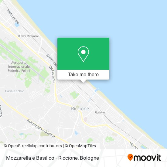 Mozzarella e Basilico - Riccione map