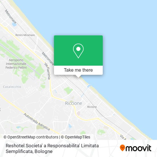 Reshotel Societa' a Responsabilita' Limitata Semplificata map