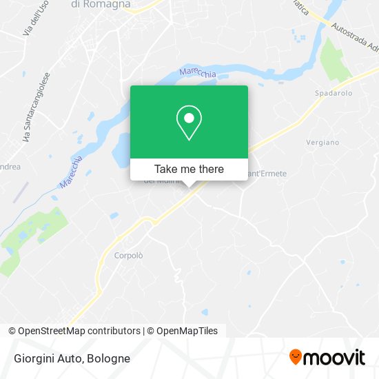 Giorgini Auto map