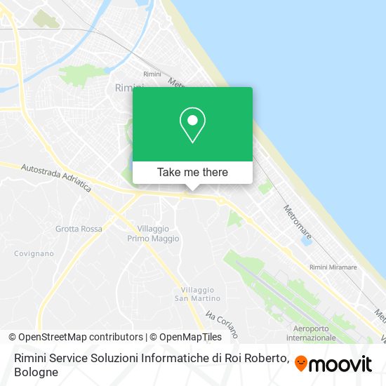 Rimini Service Soluzioni Informatiche di Roi Roberto map