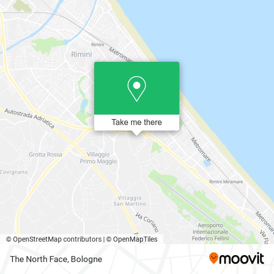 The North Face map