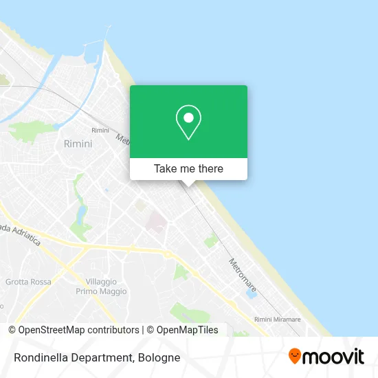 Rondinella Department map