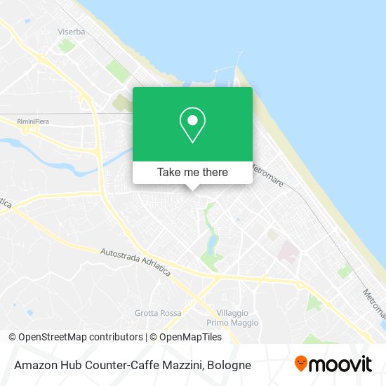 Amazon Hub Counter-Caffe Mazzini map