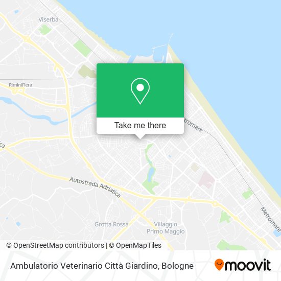 Ambulatorio Veterinario Città Giardino map