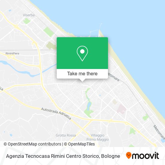 Agenzia Tecnocasa Rimini Centro Storico map