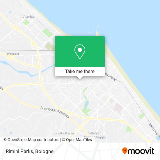 Rimini Parks map