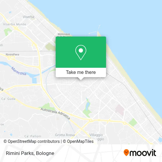 Rimini Parks map